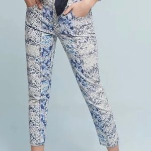 Pilcro and the Letterpress Tapestry slim jeans